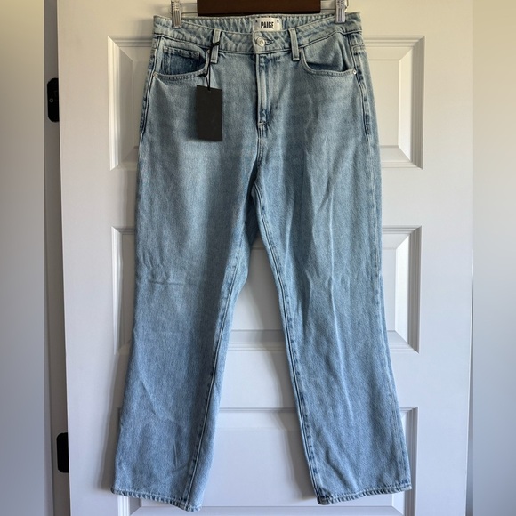 NWT Paige Noella Relaxed Straight Leg Jeans